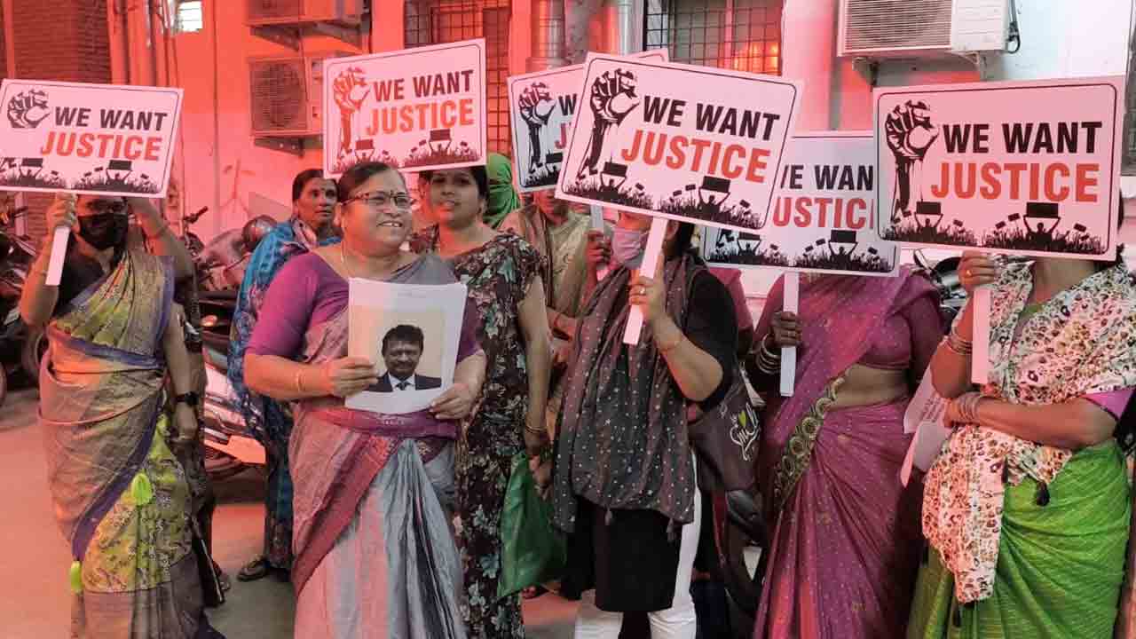 Women protest | బండారు లలితకు న్యాయం చేయాలంటూ మహిళల నిరసన