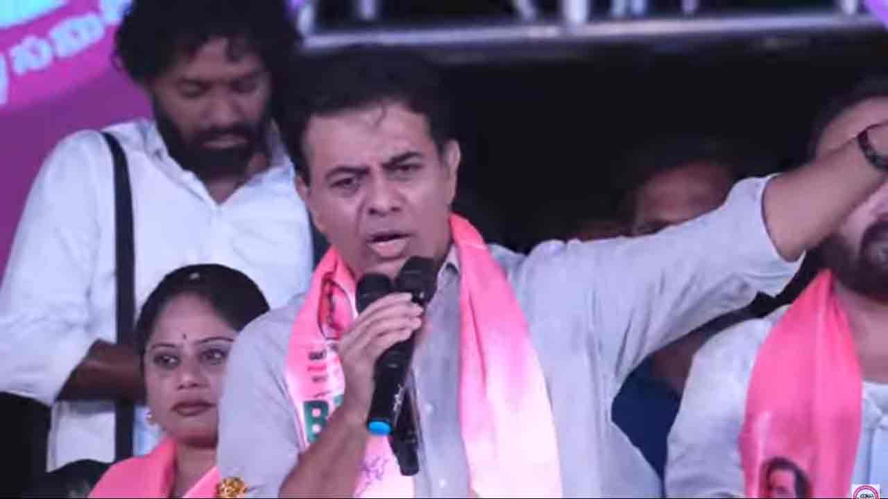 KTR | కారు – బుల్డోజ‌ర్ మ‌ధ్యే పోటీ.. 11న కాంగ్రెస్‌ను ప‌చ్చ‌డి చేయాలి : కేటీఆర్