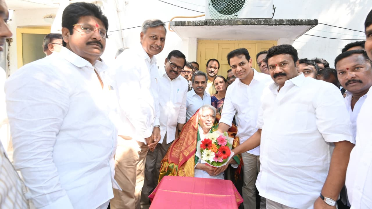 KTR | మనందరికీ స్ఫూర్తిదాయకం చుక్కా రామయ్య..: కేటీఆర్‌