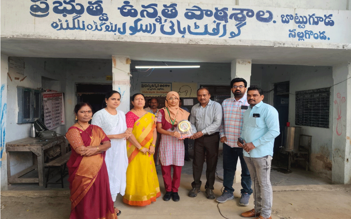 Ramagiri : రాష్ట్ర స్థాయి చెస్ పోటీలకు బొట్టుగూడ విద్యార్థిని లుబానా తన్వీర్ ఎంపిక‌