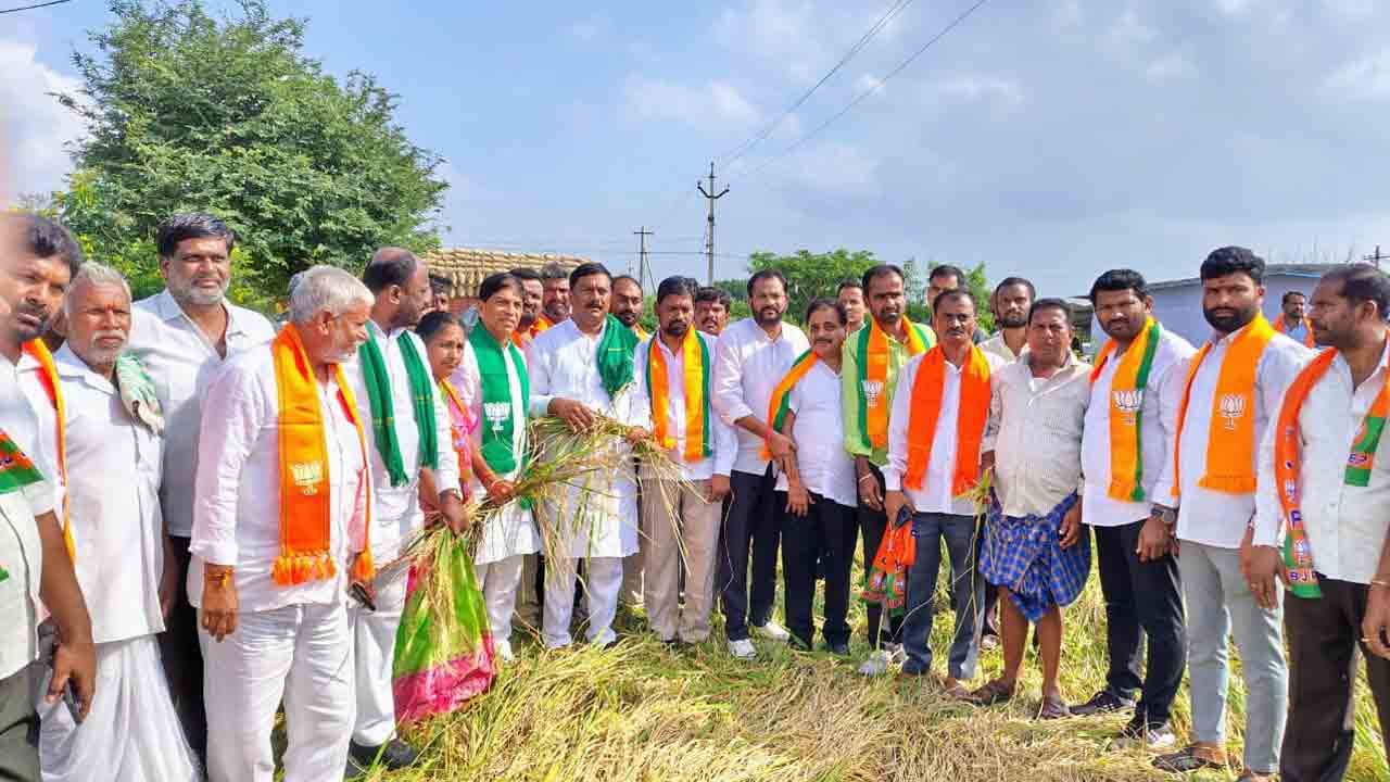 MLA Maheshwar Reddy | రైతులను ఆదుకోవడంలో విఫలమైన కాంగ్రెస్ ప్రభుత్వం : ఎమ్మెల్యే మహేశ్వర్ రెడ్డి