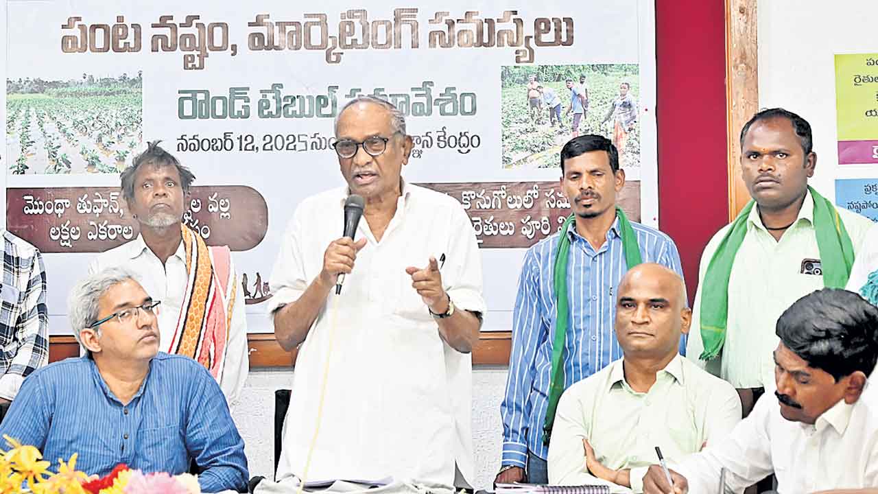 పంట పరిహారం కోసం పోరాటమే