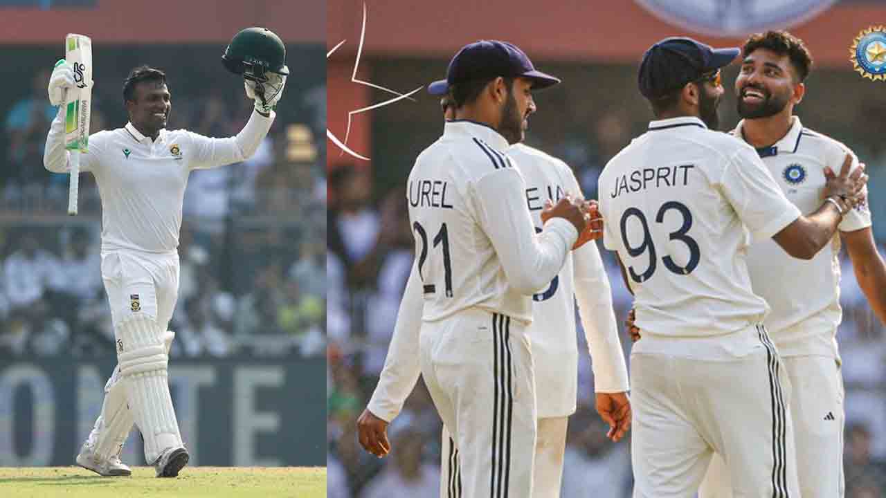 Guwahati Test | ముతుస్వామి సూపర్ సెంచరీ.. నాలుగు వికెట్లతో దక్షిణాఫ్రికాను కూల్చిన కుల్దీప్