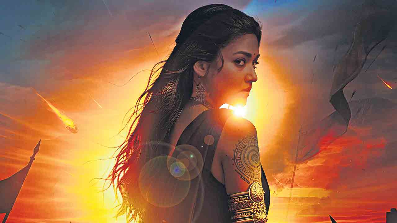 యుద్ధరంగంలో వీరనారి