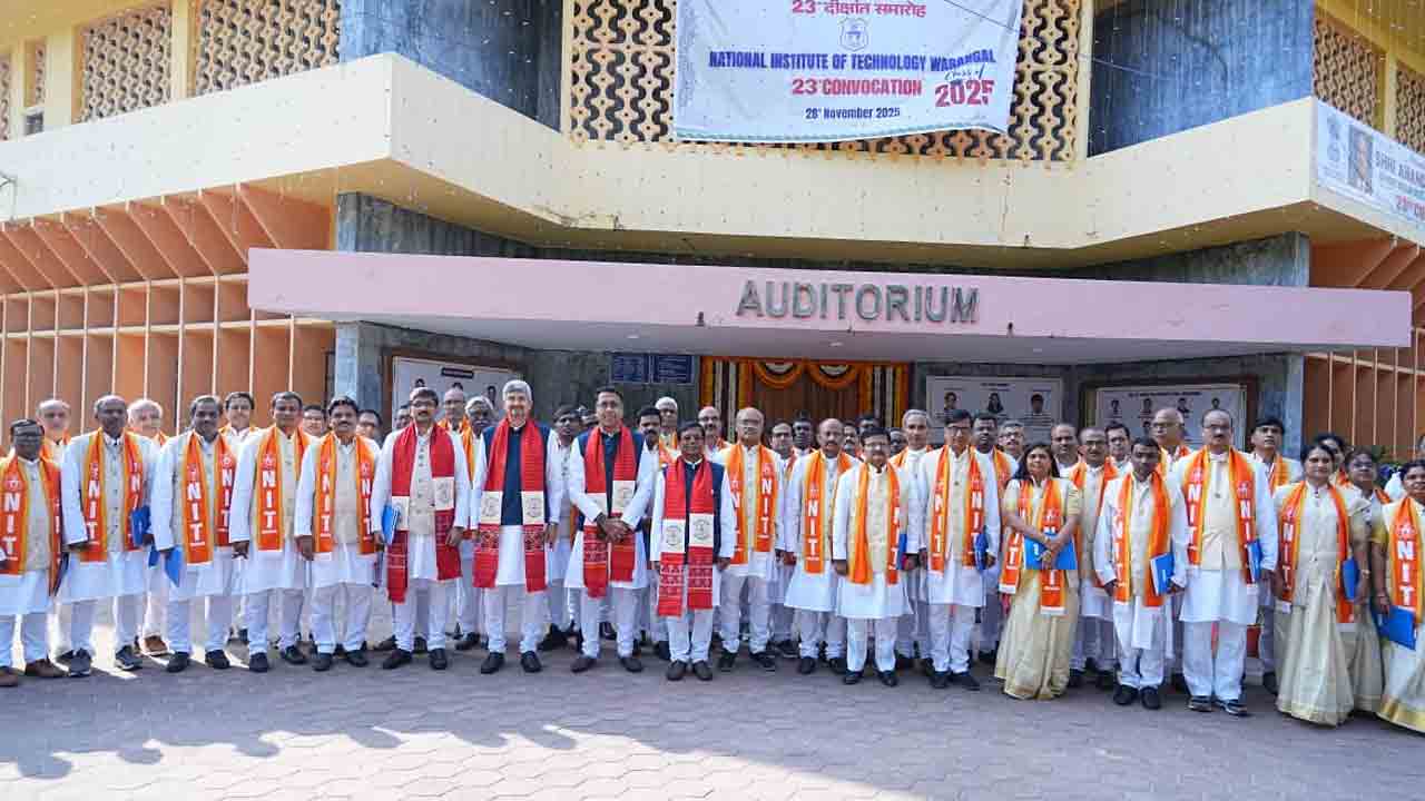 Warangal NIT | నిట్‌లో సంబురంగా స్నాతకోత్సవం