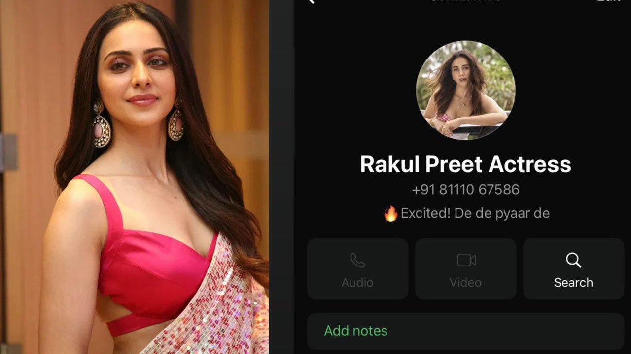 Rakul Preet Singh | ఫేక్ వాట్సాప్ అకౌంట్ కలకలం.. “ఆ నంబర్ నాది కాదు… వెంటనే బ్లాక్ చేయండి”