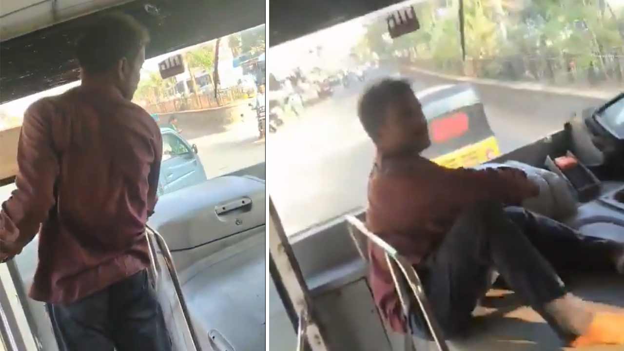 Viral Video | నర్సంపేట కాంగ్రెస్‌ ఎమ్మెల్యే మా పెద్దనాన్న.. ఆర్టీసీ బస్సులో మందుబాబుల వీరంగం