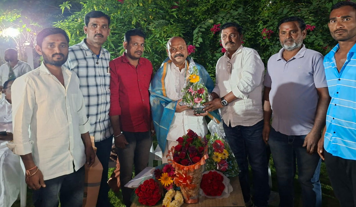 Dharmapuri Sanjay | ధర్మపురి సంజయ్‌కి జై కిసాన్ మున్నూరు కాపు సంఘం ఆధ్వర్యంలో సన్మానం