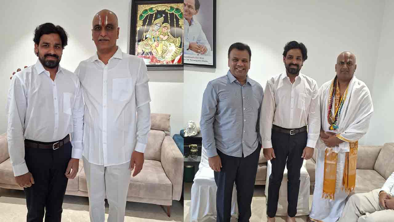 మాజీ మంత్రి హ‌రీశ్‌రావును క‌లిసిన డెన్మార్క్ బీఆర్ఎస్ ప్రెసిడెంట్