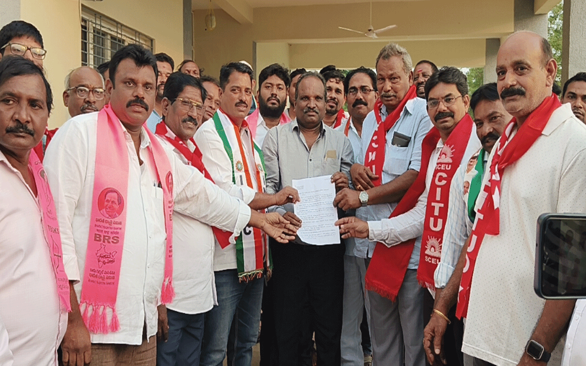 Ramavaram : నాలుగు లేబ‌ర్ కోడ్‌లు ర‌ద్దు చేయాల‌ని జీఎం కార్యాల‌య ముట్ట‌డి