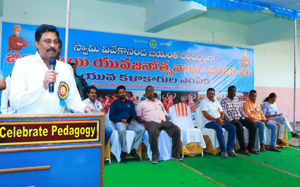 Ramagiri : యువ‌త‌ చదువుతో పాటు సాహిత్యంలోనూ ప్రావీణ్యం సాధించాలి : అదనపు కలెక్టర్ జె.శ్రీనివాస్