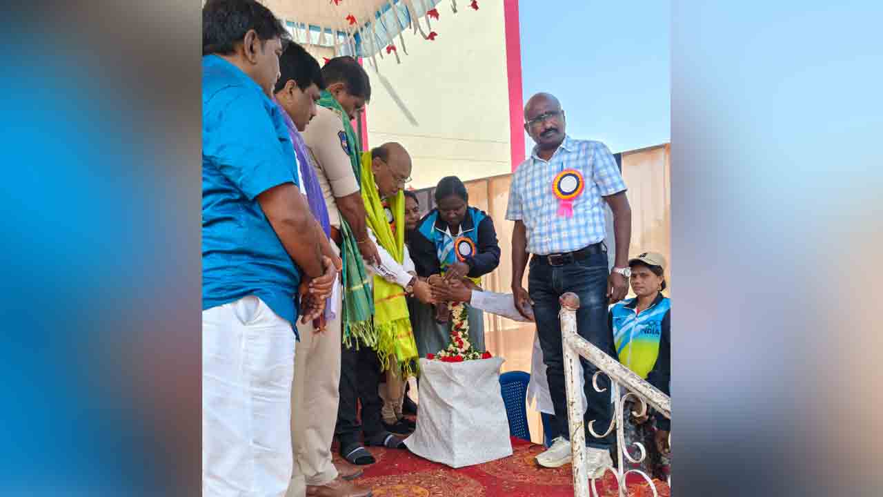 Ramagiri | సెంటినరీ కాలనీలో 69వ రాష్ట్రస్థాయి అండర్–14 స్విమ్మింగ్ పోటీలు ప్రారంభం