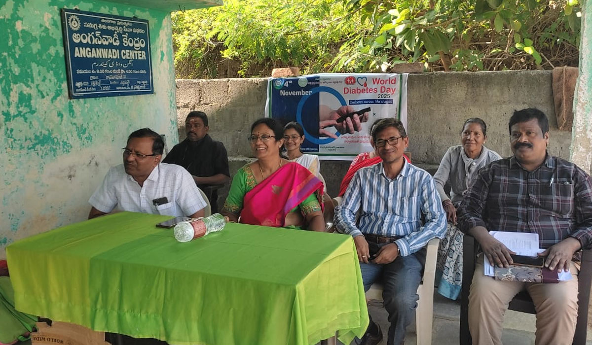 World Diabetes Day | ప్రతీ ఒక్కరూ ఆరోగ్యంపై ప్రత్యేక శ్రద్ధ తీసుకోవాలి.. పెద్దపల్లి వైద్య ఆరోగ్యశాఖ అధికారి డాక్టర్ వాణీ శ్రీ