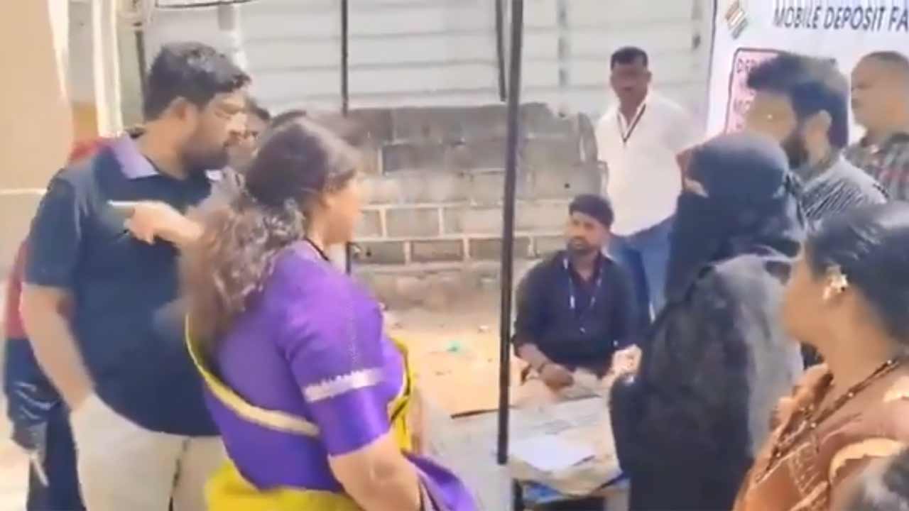 Jubilee Hills By Election | షేక్‌పేట డైమండ్‌ హిల్స్‌లో బురఖాలో వచ్చి దొంగ ఓట్లు వేస్తున్న మహిళలు.. దాసోజు శ్రవణ్‌ ఆగ్రహం