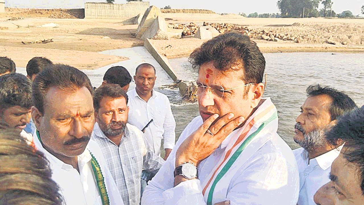 చెక్‌డ్యామ్‌పై విచారణ జరుపుతాం : దుద్దిళ్ల