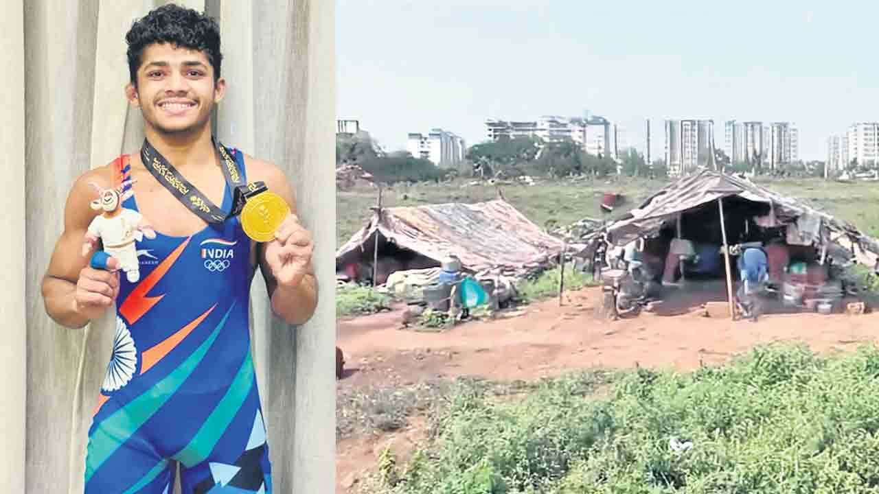 ఆ గుడిసెలో.. పసిడి పూసింది