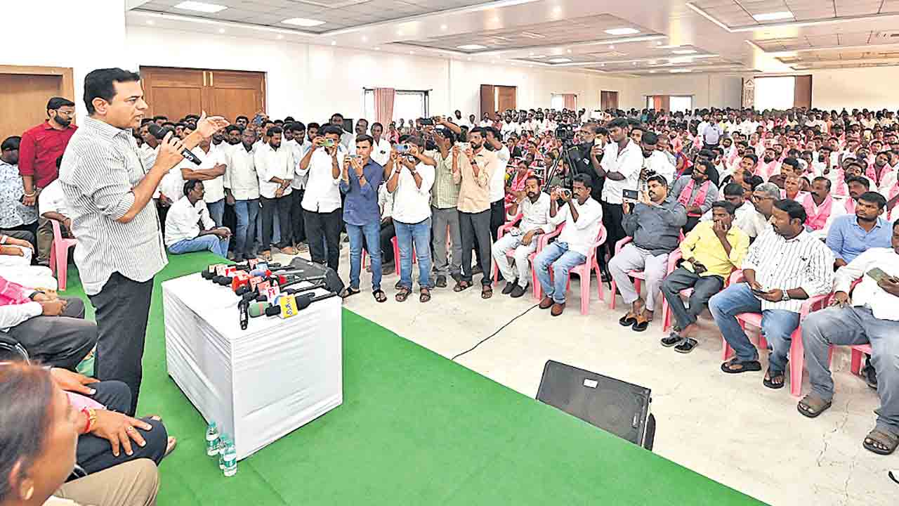 కాంగ్రెస్‌ పతనం ప్రారంభం.. అధికార పార్టీపై ప్రజలు తిరగబడ్డరు.. రెండేండ్లలోనే సర్కారుపై వ్యతిరేకత: కేటీఆర్‌