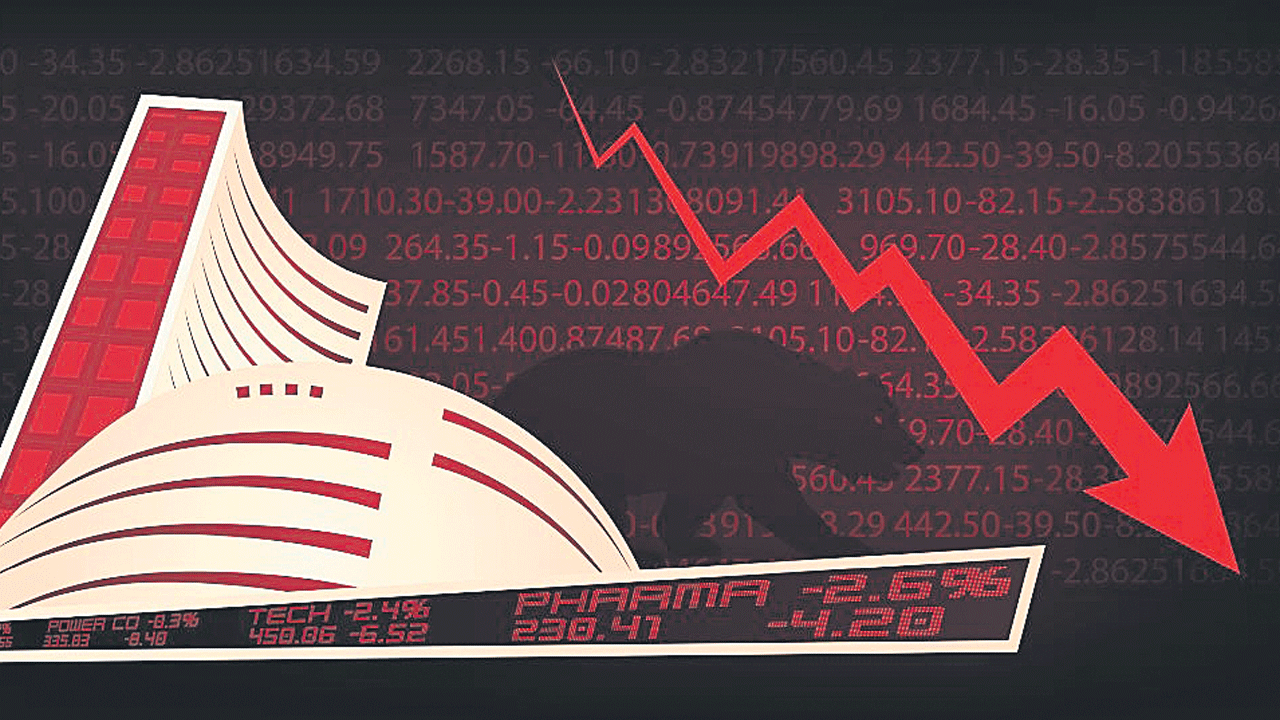 రెండోరోజూ నష్టపోయిన స్టాక్‌ మార్కెట్లు