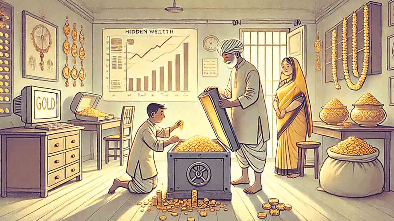 జీడీపీని దాటిన ఇంటి బంగారం