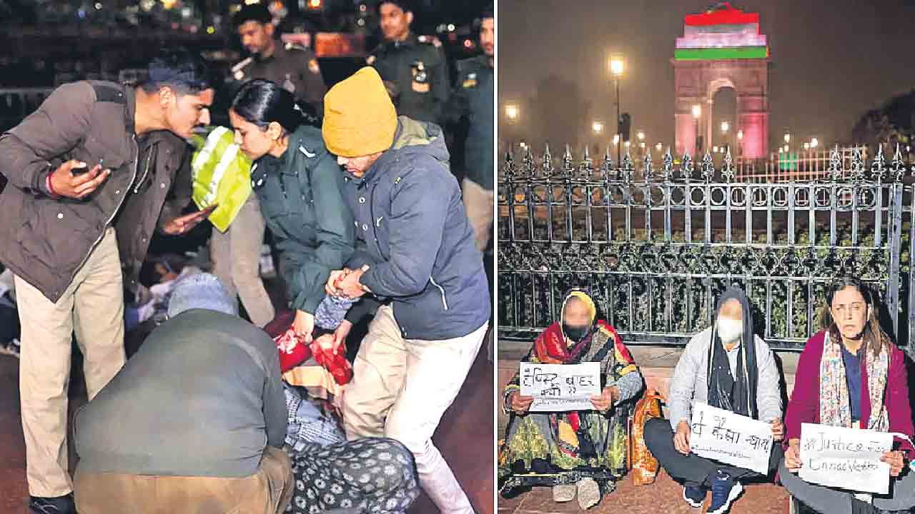 Unnao incident | ఉన్నావ్‌ రేప్‌ బాధితురాలు, తల్లిపై కేంద్ర బలగాల దౌర్జన్యం