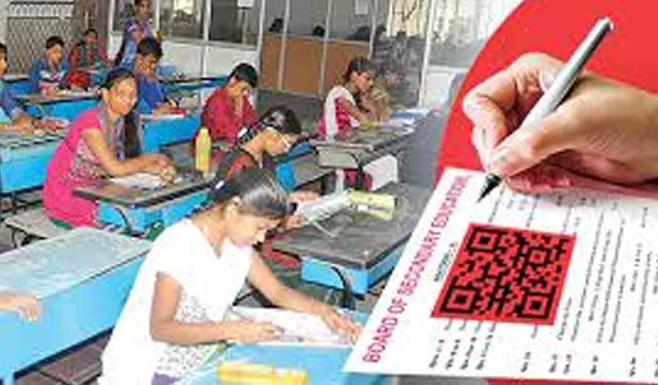 ‘పది’ హాల్‌టికెట్లపై క్యూఆర్‌ కోడ్‌