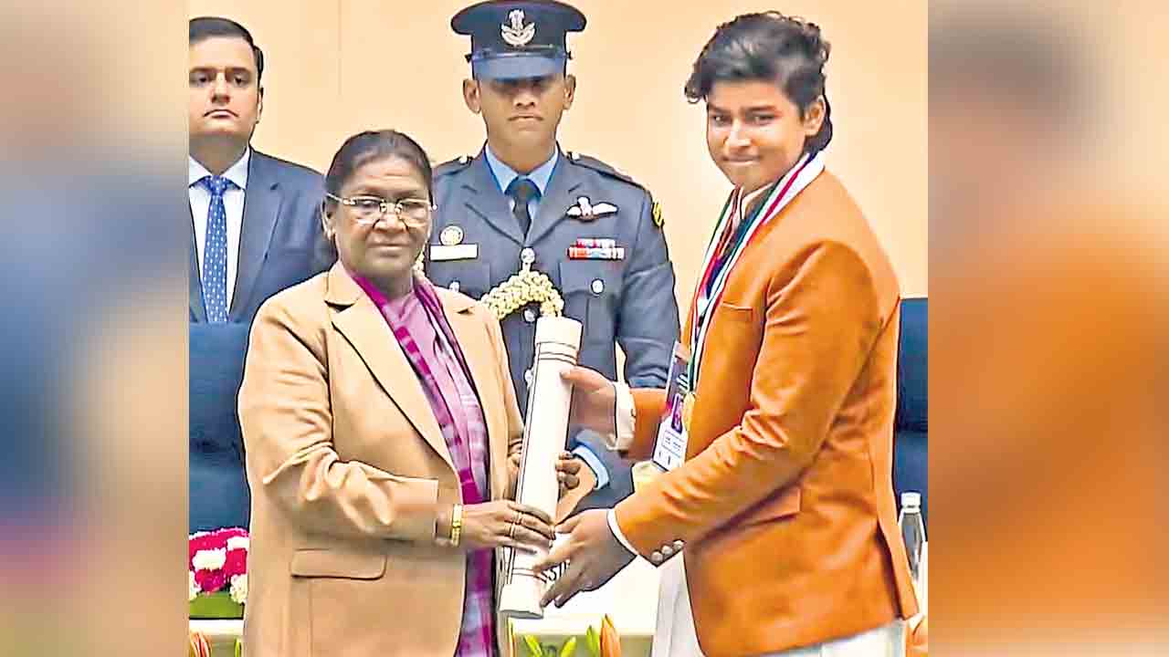 వైభవ్‌కు పీఎం రాష్ట్రీయ బాల్‌ పురస్కార్‌