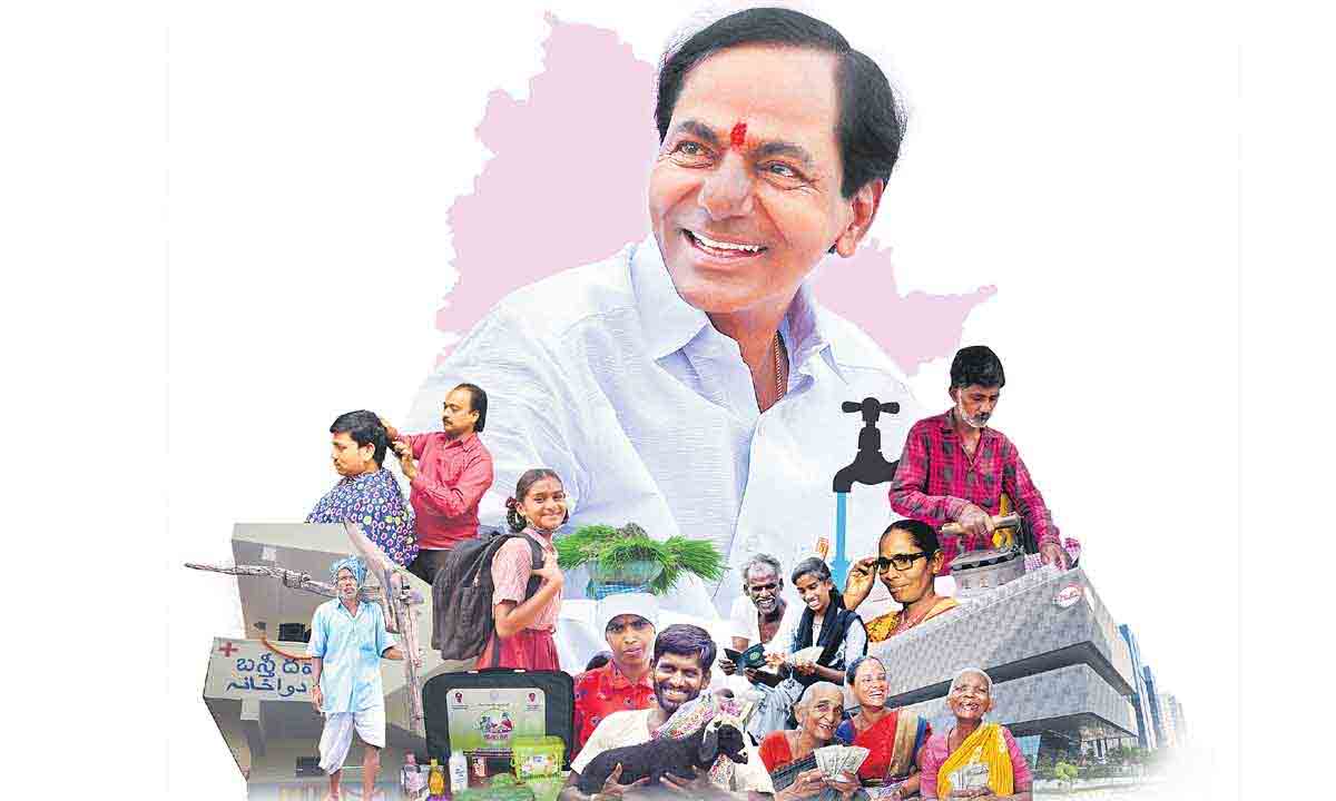 పదేండ్ల పాలన ప్రగతి శిఖరాగ్రాన!