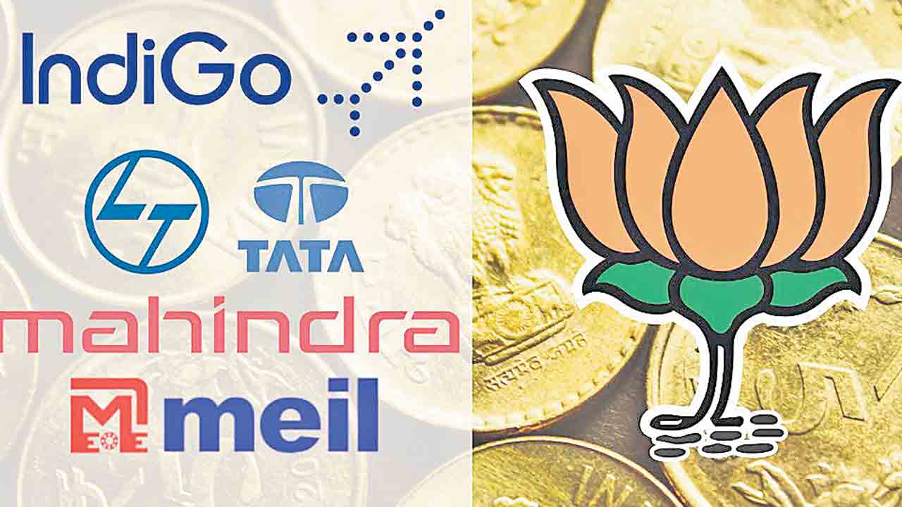 రాజకీయ విరాళాల్లో.. 85% బీజేపీకే