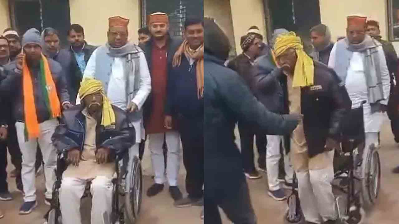 Watch: వీల్‌చైర్‌ అందుకున్న తర్వాత నడిచిన లబ్ధిదారుడు.. వీడియో వైరల్‌