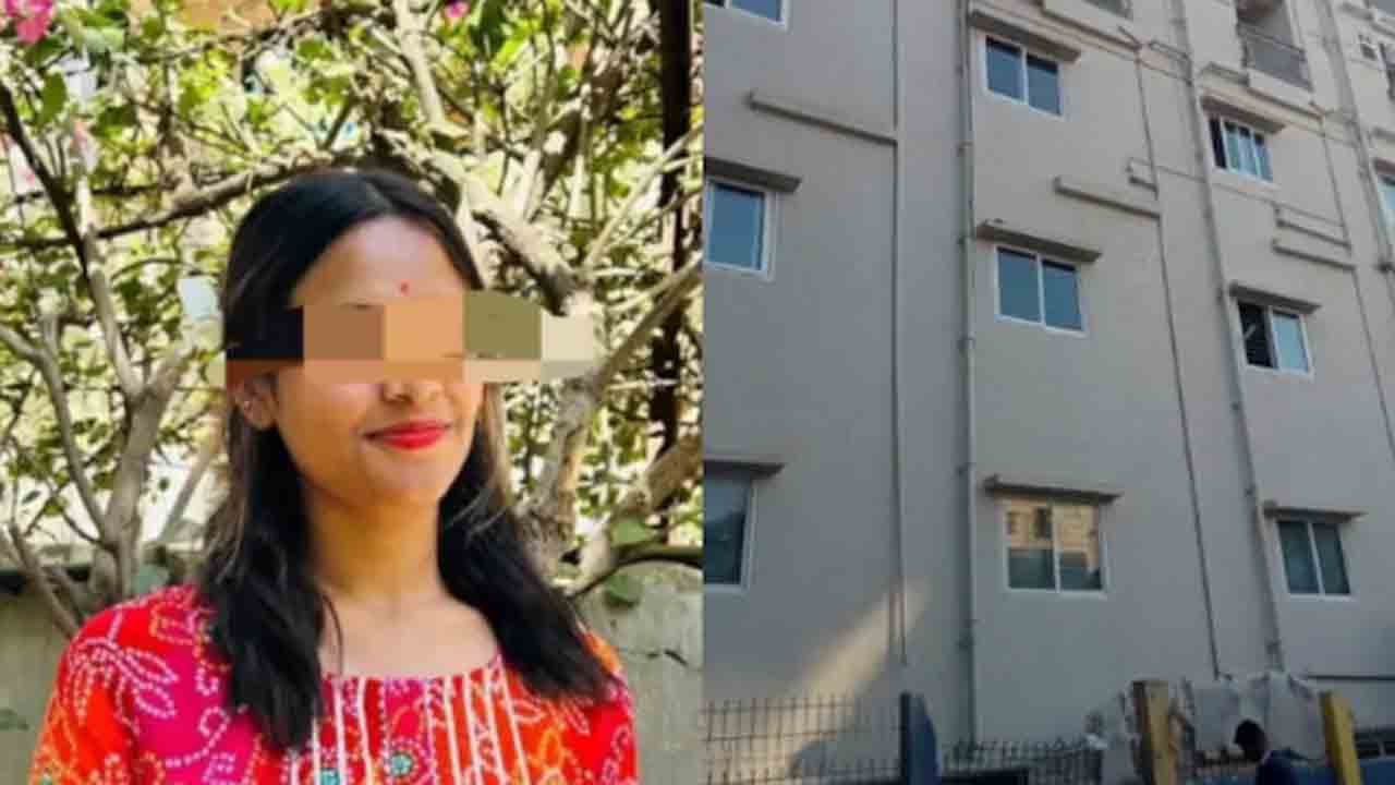 Woman Falls Escaping Hotel | హోటల్‌లో పార్టీపై పోలీసులు రైడ్‌.. పైప్‌ లైన్‌ ద్వారా   పారిపోయేందుకు యత్నించి కిందపడిన యువతి