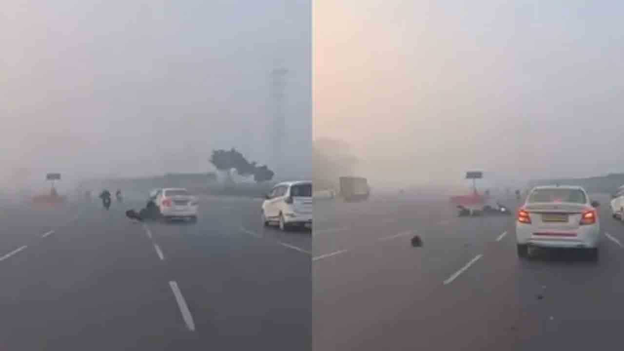 Watch: రోడ్డుపై లేన్‌ మారిన క్యాబ్‌.. తర్వాత ఏం జరిగిందంటే?