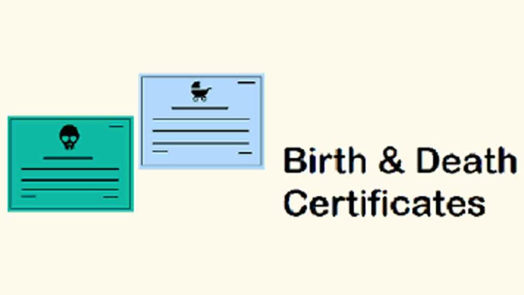 Birth And Death Certificate