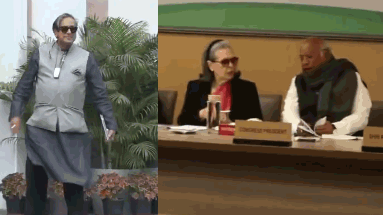 CWC Meeting | ఢిల్లీలో ఖర్గే అధ్యక్షతన సీడబ్ల్యూసీ సమావేశం.. హాజరైన శశి థరూర్‌