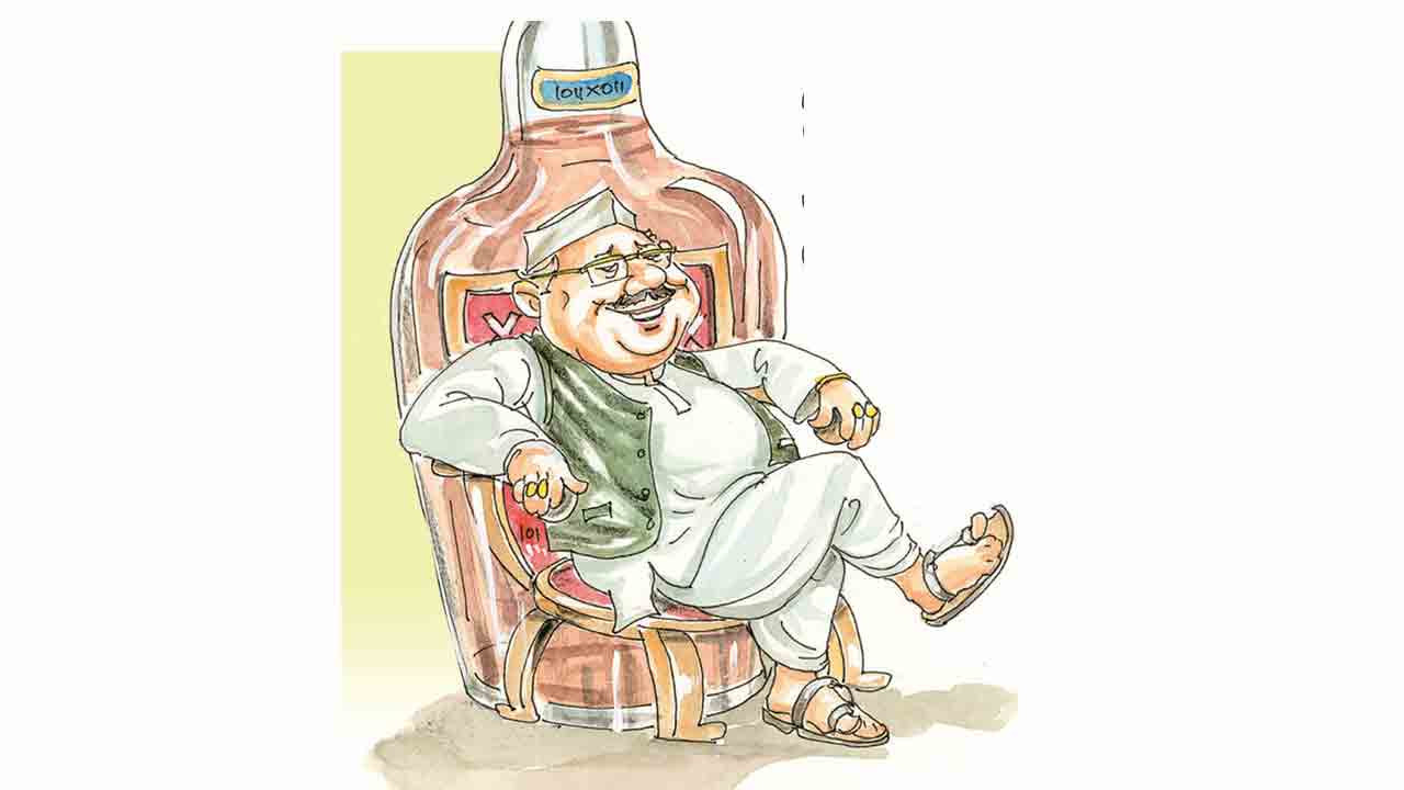 బ్లాక్ మెయిలింగ్!.. వైన్స్‌లో వాటా ఇస్తావా..? దందా బంద్‌ చేయల్నా..?