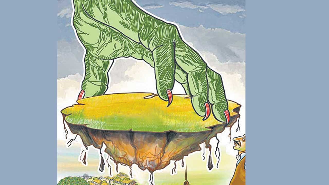 అంగన్‌వాడీ స్థలం కబ్జాకు యత్నం.. కేసు