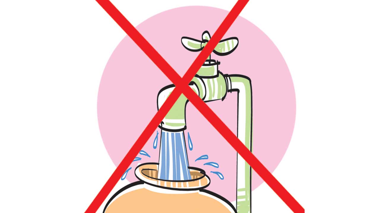 తాగునీటి సరఫరాకు అంతరాయం