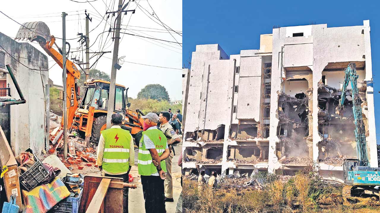 620 ఇండ్లు నేలమట్టం