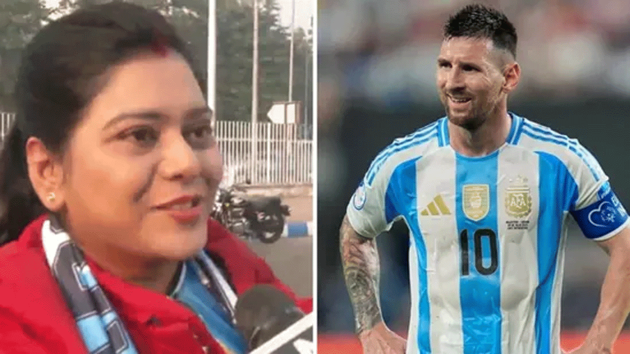 Lionel Messi | మెస్సీ కోసం హనీమూన్‌ వాయిదా.. కొత్త పెళ్లికూతురి క్రేజీ ప్లకార్డ్