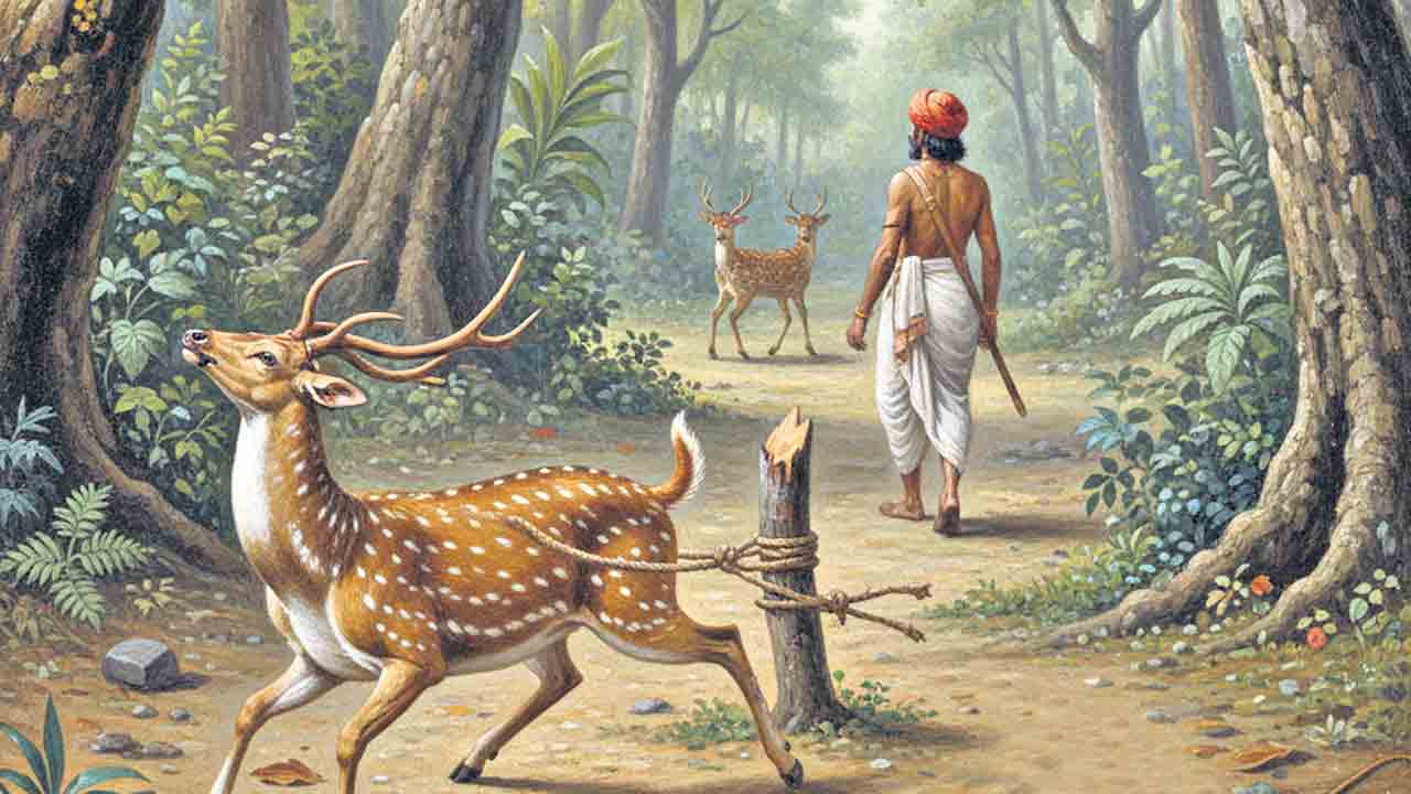 దొరికిన జింక