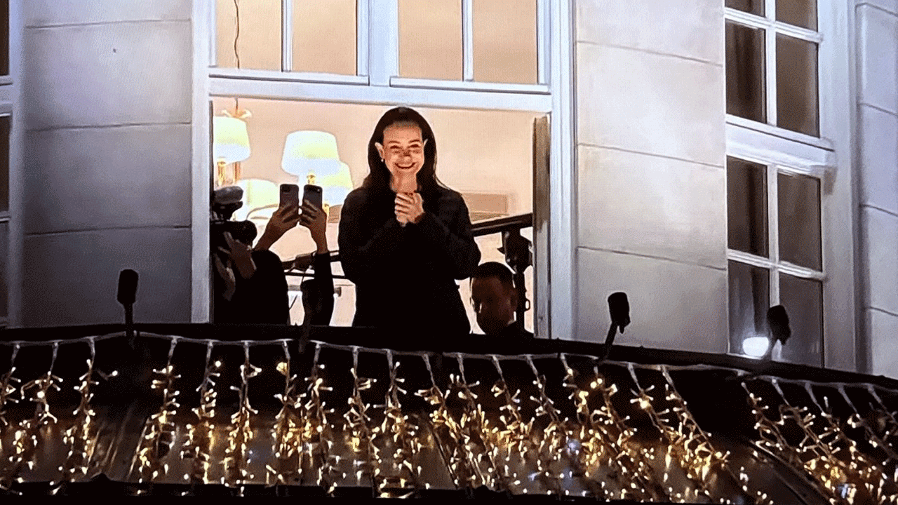 Maria Corina Machado | అజ్ఞాతం వీడి.. నార్వేలో ప్రత్యక్షమైన నోబెల్‌ శాంతి గ్రహీత మచాడో.. VIDEO