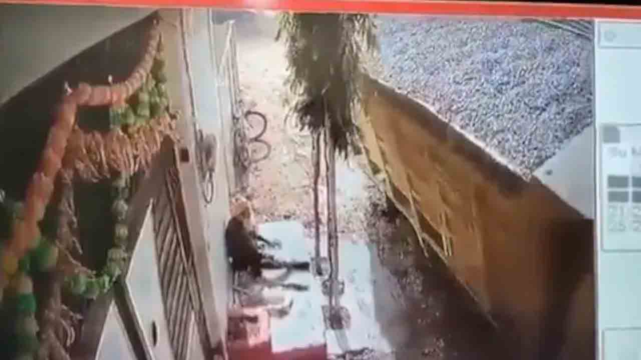 Watch | ఇంటిముందు కూర్చున్న వృద్ధుడిపై పడిన కంకర ట్రక్కు.. వృద్ధుడు మృతి.. Video