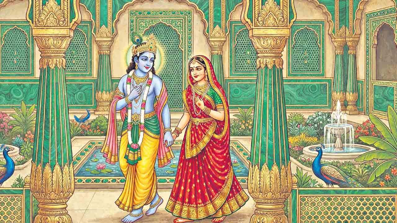 మారజనకుడు రుక్మిణిని ఊరడించుట