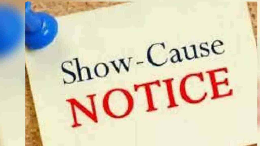 Show Cause Notice