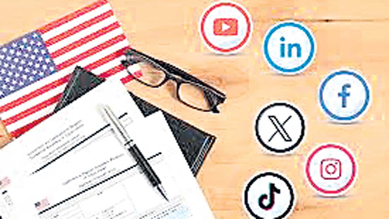 ఐదేండ్ల సోషల్‌ మీడియా ఖాతాలు చూపాల్సిందే