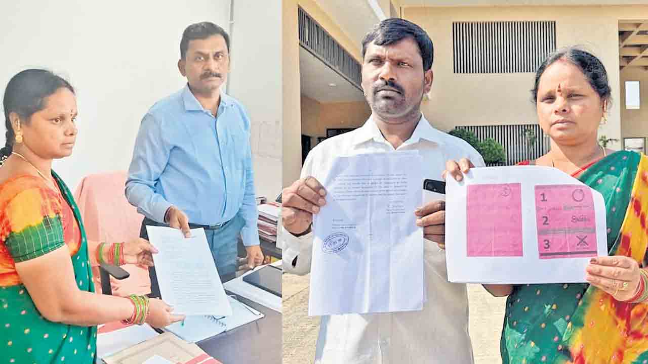 వాసాలమర్రిలో కాంగ్రెస్‌ బ్యాలట్‌ చోరీ