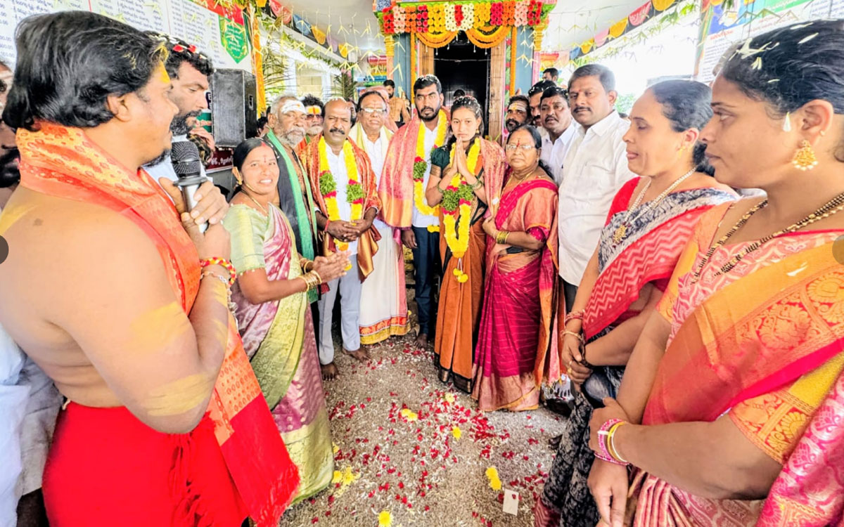 Kattangur : దైవభక్తితో మానసిక ప్రశాంతత : మాజీ ఎమ్మెల్యే చిరుమర్తి లింగయ్య