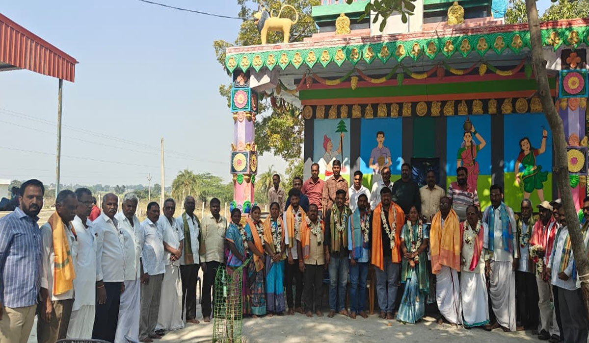 Kamareddy | గర్గుల్‌ గ్రామంలో సర్పంచ్, ఉప సర్పంచ్లకు ఘన సన్మానం