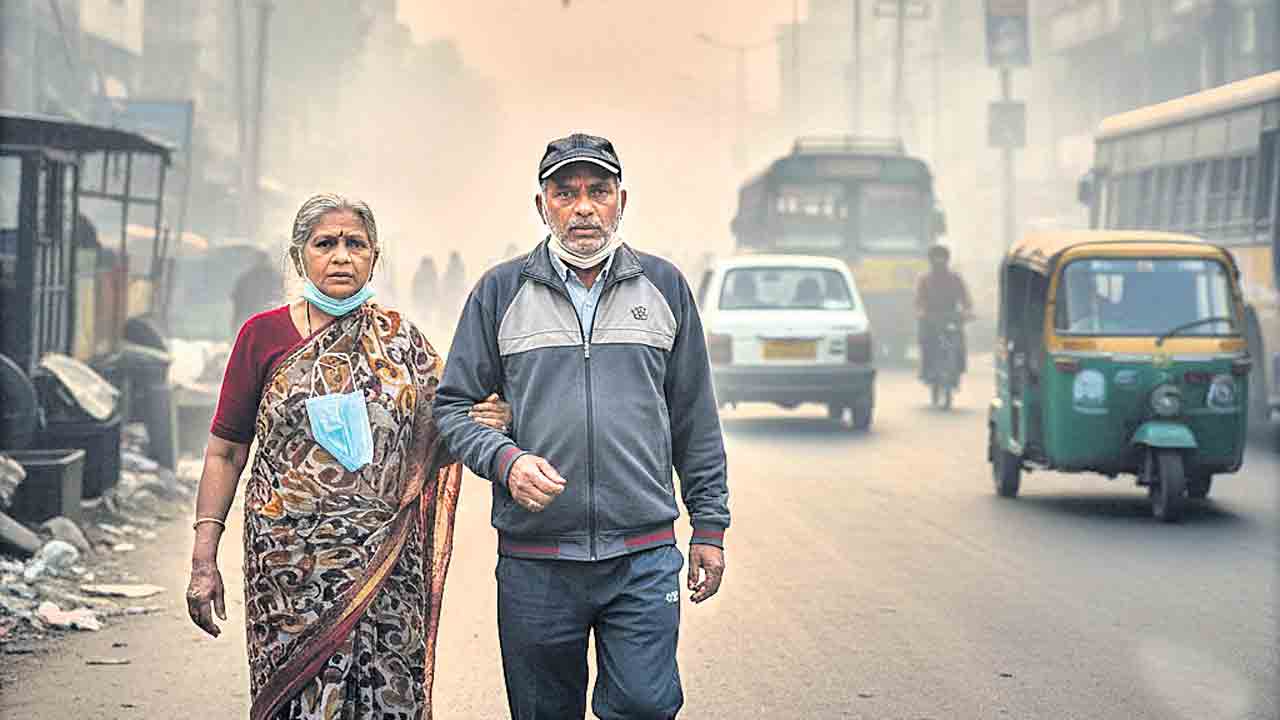 కసరత్తులకు.. కాలుష్య కాటు