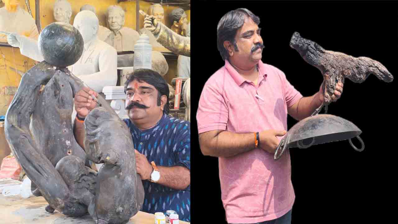 Hothi Baswaraj | ప్రముఖ శిల్పి హోతి బస్వరాజ్‌కు అరుదైన గౌరవం