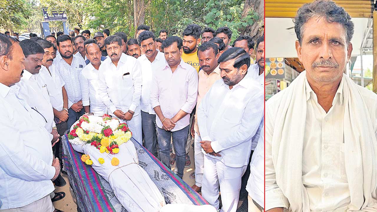 కాంగ్రెస్‌ గూండాల చేతిలో బీఆర్‌ఎస్‌ నేత దారుణహత్య